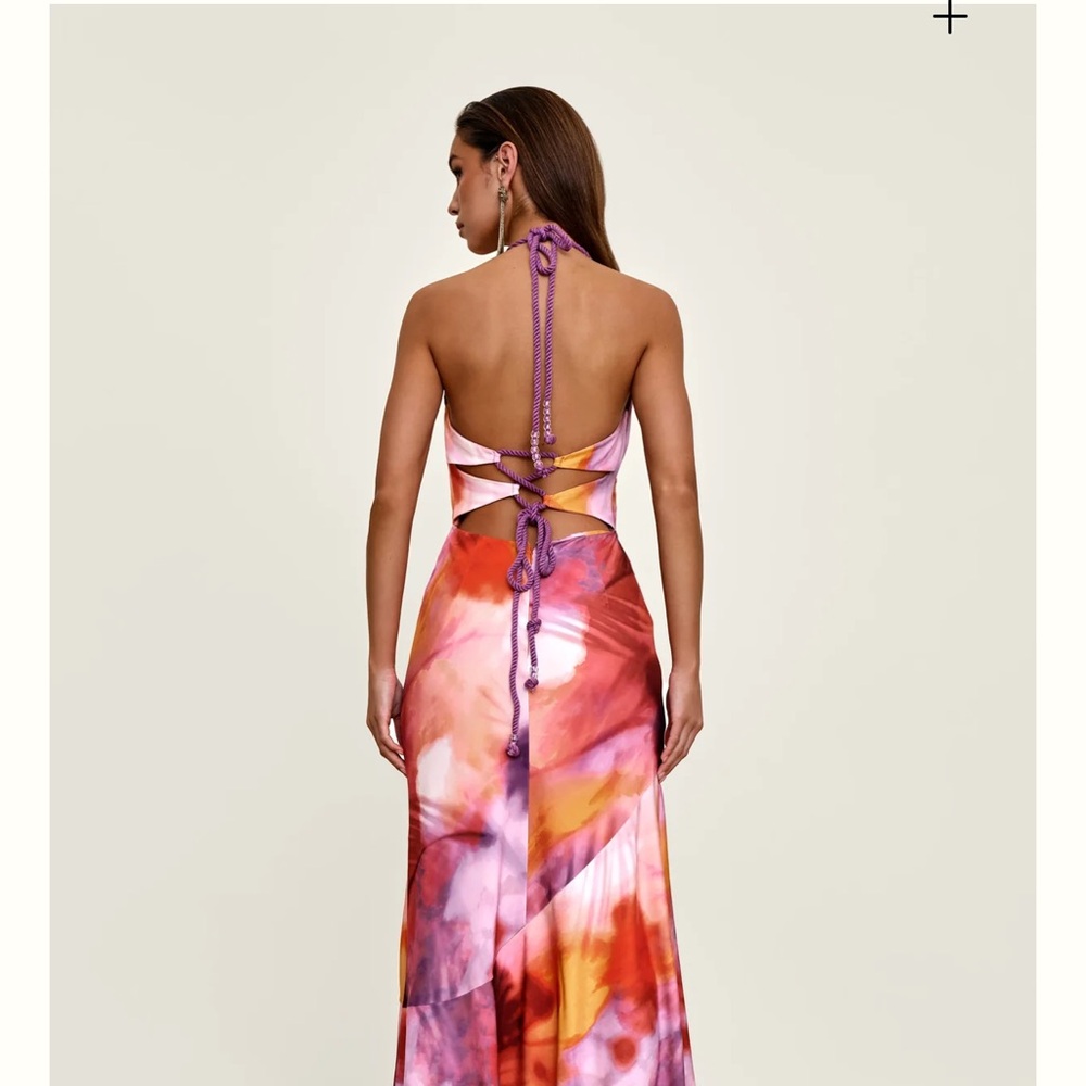 NWT Andrea Iyamah TIRO DRESS in DANDI PRINT - Picture 6 of 9